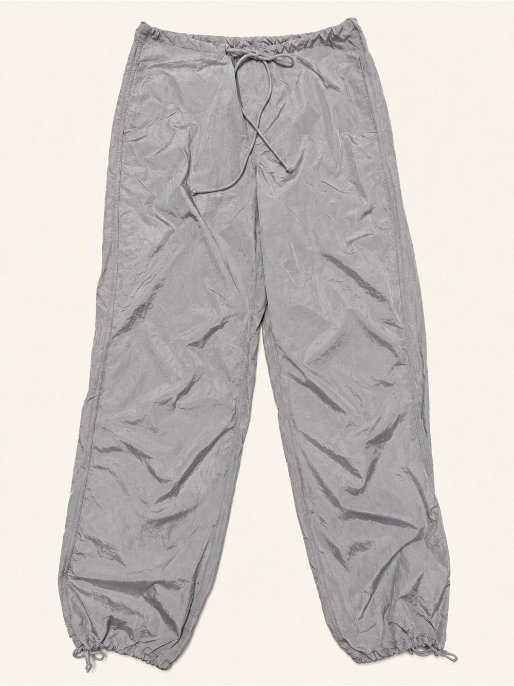 L.A. Hearts Gray Nylon Parachute Cargo Pants Size S